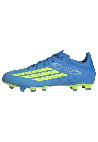 ADIDAS Herren Fußball-Rasenschuhe F50 CLUB FG/MG - Leichte Fußballschuhe für optimale Kontrolle und Komfort auf verschiedenen Rasenflächen. Die spezielle Außensohle sorgt für besten Grip, während das atmungsaktive Material für ein angenehmes Tragegefühl sorgt.