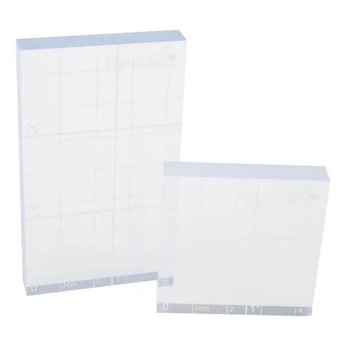 DOCRAFTS Papermania Acrylblock 2er-Set für Stempel von Papermania