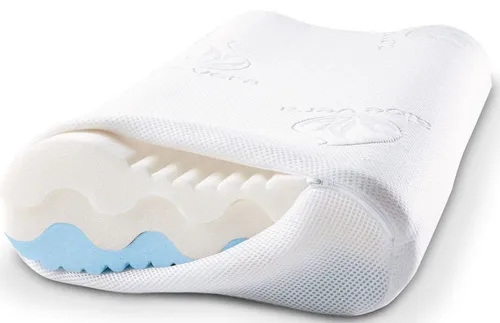 ELONEO Nackenstützkissen 50x35 cm, 60x35 cm, Seitenschläfer, Rückenschläfer, Höhenanpassung