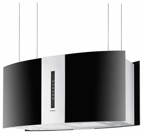 ORANIER Mendo Isola 90cm Dunstabzugshaube Edelstahl/Schwarz