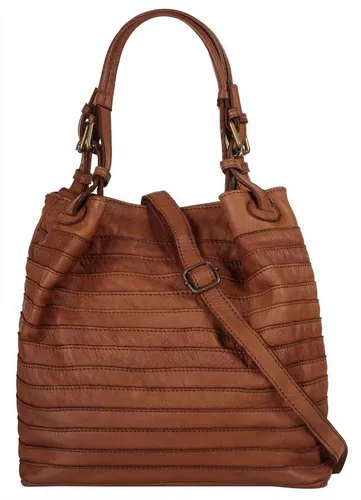 Samantha Look Shopper Echt Leder Damen | Elegante Umhängetasche mit Smartphonefach - Damen-Shopper aus hochwertigem italienischem Leder mit geräumigem Design und durchdachter Organisation. Ideal für Alltag und Reisen.