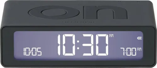 Lexon LR158G3 Digitalwecker Flip Mini Dunkelgrau in grau von Lexon