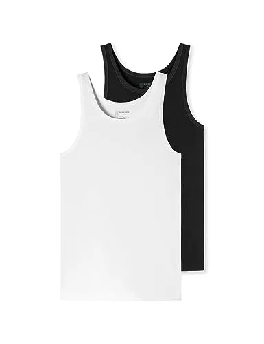 Schiesser Herren 2 Pack Unterhemd ohne Arm von Schiesser