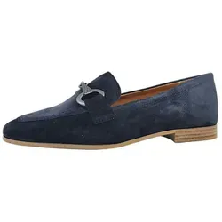 Tamaris Slipper blau 36 EU - Halbschuhe aus hochwertigem Leder, bequem mit 1.5 cm Absatzhöhe und ideal für den Alltag. Perfekte Passform in Größe 36 EU.