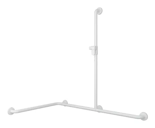 Villeroy & Boch ViCare Duschhandlauf 525 x 685 x 725 mm - Weiß - Hochwertiger Duschhandlauf für mehr Sicherheit in Bad und Dusche, stilvolles Design und einfache Montage.