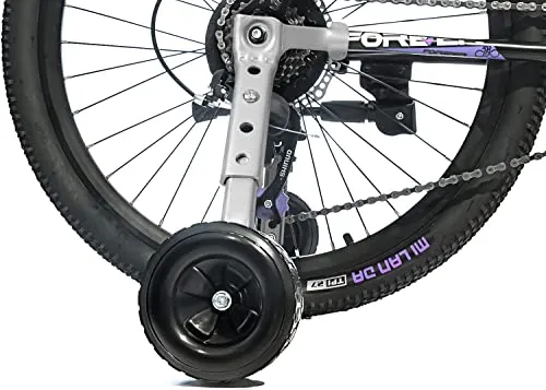 Produktbild MOSHAY Roll Over Bild zu Zoom in Fahrrad Training Räder passt 16 18 20 22 24 Zoll Kinder variable Fahrrad (black)