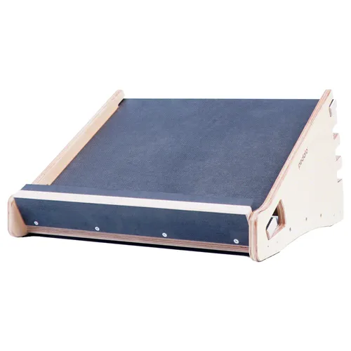 Pedalo Beintrainer Kniefit - Massageliegen mit 4-fach verstellbarem Standbrett für schonendes Training der Beinmuskulatur und Verbesserung der Kniebeweglichkeit. Sicherer Stand dank Anti-Rutsch-Beschichtung.