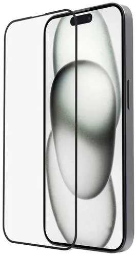 Extreme Protect - Handy-Schutzglas für Apple iPhone 15, inklusive Montagehilfe für einfache Anwendung