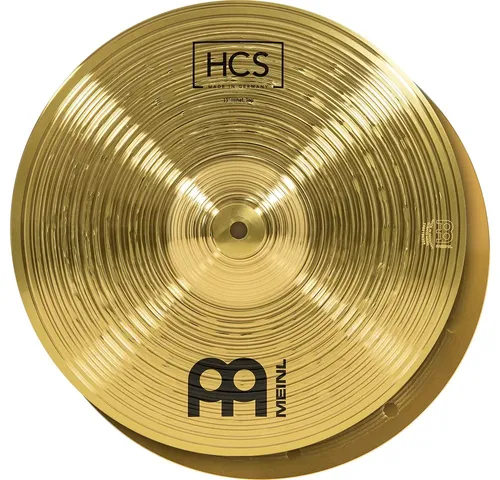 Meinl Cymbals Becken Meinl HCS13H HCS 13 Hi Hat Becken mit Schlagzeugstöcken