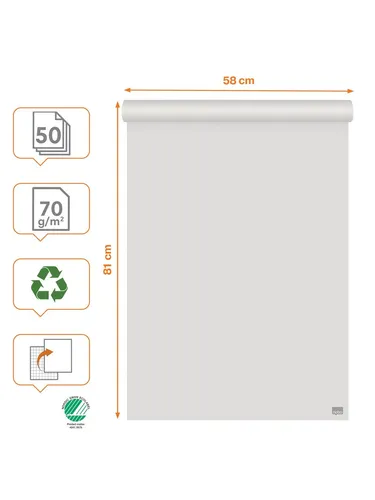 Nobo Premium Flipchart Pad 600x890mm von Nobo