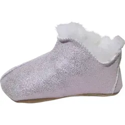 Kinder Lammfell Hausschuhe Bali Glitzer - Kuschelige Hausschuhe aus 100% Merino Lammfell, ideal für warme Füße. Rutschsichere Ledersohle für sicheres Toben, perfekt für jede Jahreszeit!