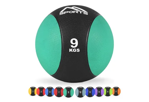 MSports® Medizinball Medizinball 1 – 10 kg – inkl. Übungsposter