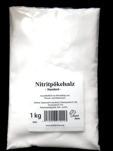 Starch Heros | Nitritpökelsalz | Pökelsalz standard 1kg