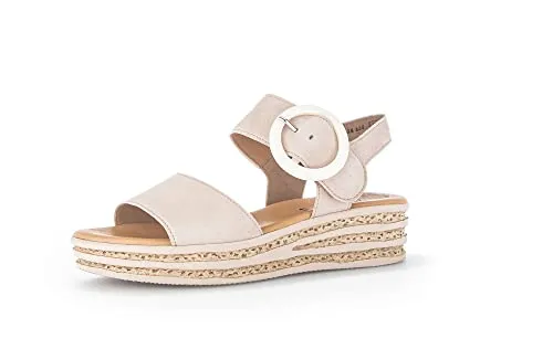 Gabor Damen Plateausandalen, Frauen Sandalen,Best Fitting,Strandschuhe,Plateausandaletten,Dicke Sohle,bequem,Sommerschuhe,Rouge,41 EU / 7.5 UK