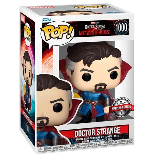 Funko Pop! Doctor Strange Marvel Exklusive Figur - Actionfigur aus dem Marvel Universum, 9cm große Funko POP Figur in Geschenkbox, perfekt für Sammler und Fans von Doctor Strange.