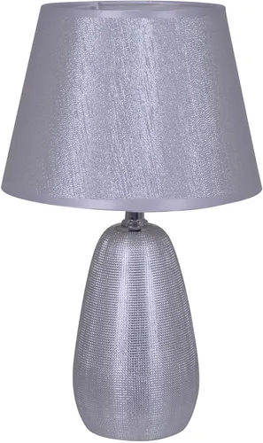 Näve Tischleuchte Simply Ceramics 37 cm Silber in silber von Näve