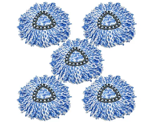 MidGard Wischmopp Ersatzmopp Ersatz-Mopp geeignet für Vileda Turbo 2in1 EasyWring&Clean, Ersatzkopf aus Mikrofaser für auch empfindlichen Boden