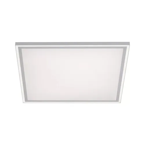 Leuchten Direkt LED Panel Edging 46,4 x 46,4 cm - Dimmbare Deckenleuchte in Weiß - Moderne LED-Deckenleuchte mit 3300 Lumen, dimmbar und regulierbarer Lichtfarbe von Warmweiß bis Tageslichtweiß. Inkl. Fernbedienung und Serienschalter für individuelle Beleuchtung.