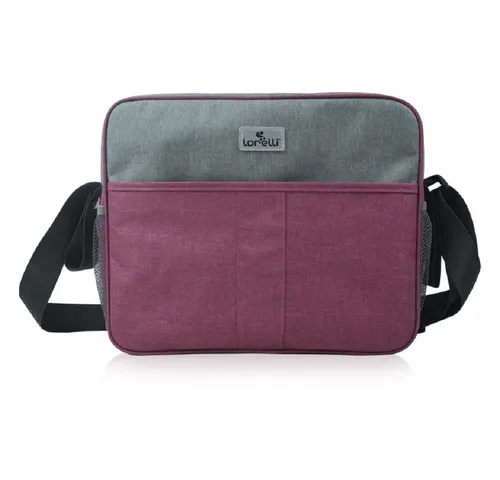 Lorelli Wickeltasche Wickeltasche mit Wickelunterlage (1-tlg), 3 Innenfächer Außenfächern Schultergurt