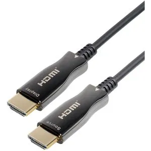 Maxtrack HDMI Anschlusskabel 50m - 4K UHD - HiFi-Kabel mit modernster Technologie, unterstützt 4K@60Hz und HDR, ultra flexibles Design mit nur Ø 4,5 mm für einfache Verlegung.