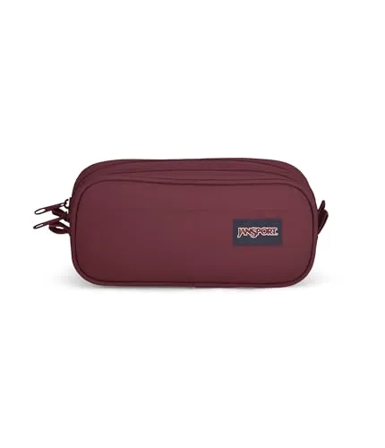 JANSPORT Large Accesssory Pouch Großer Beutel, 10 x 8 x 23 cm, Russet Red (Rot)