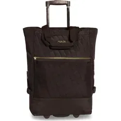 fabrizio® Trolley Reise- und Einkaufstrolley Stepp, IATA Standard schwarz