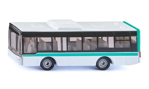 Siku 1400001 Französischer RATP Linienbus, Türkis-Weiß | Metall und Kunststoff, Stadt-Spielzeugfahrzeug für Kinder, authentisches RATP-Design, robuste Metallkarosserie