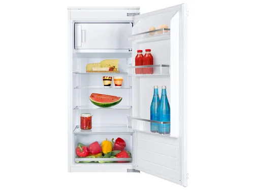 Amica EKSS 362 220 Einbaukühlschrank mit Gefrierfach - Kühlschrank mit Tür-Offen-Alarm und 179 l Nutzinhalt, leise mit nur 38 dB - ideal für Ihre Einbauküche.