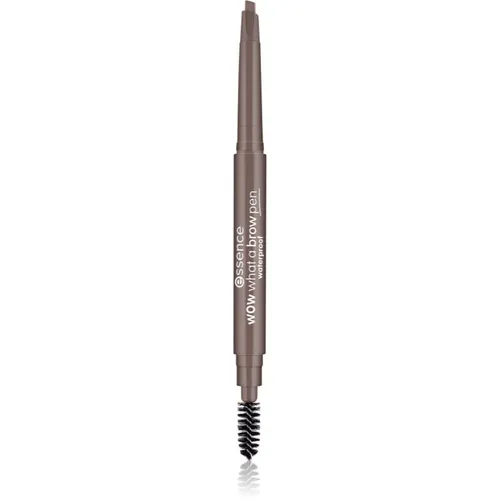 essence WOW What a Brow Augenbrauenstift mit Bürste Farbton 01 Light Brown 0,2 g