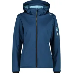 CMP Softshelljacke Damen - Maiolica Mel. - Übergangsjacke mit CLIMAPROTECT-Technologie für optimalen Wetterschutz, ideal zum Wandern und für die Freizeit.