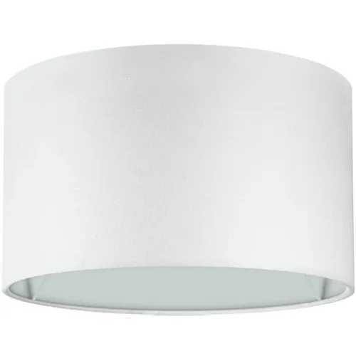 Premium Lampenschirm Stehlampe Hängelampe Weiß Baumwolle E14/E27 Ø25cm