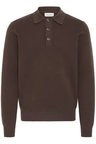 Casual Friday Strickpullover 'ABEL' mit Polokragen in Schoko, Größe XL - Herren Strickpullover 'ABEL' von Casual Friday in Schoko, Regular-Fit, aus weichem Baumwoll-Viskose-Mix für angenehmen Tragekomfort. Vielseitig kombinierbar dank klassischem Polokragen und Knopfleiste.