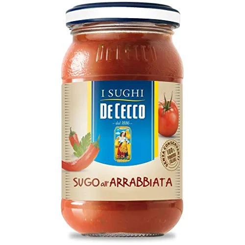 De Cecco Arrabbiata pasta sauce tomatensauce mit chili chilischoten 200g