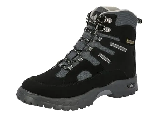 Lico FLAKE Herren Schneestiefel - Wasserdicht und Rutschfest, Größe 44 EU - Wanderschuhe für winterliche Outdoor-Aktivitäten. Mit Comfortex Membran für trockene Füße und rutschfester Gummisohle für Sicherheit bei Schnee und Regen.
