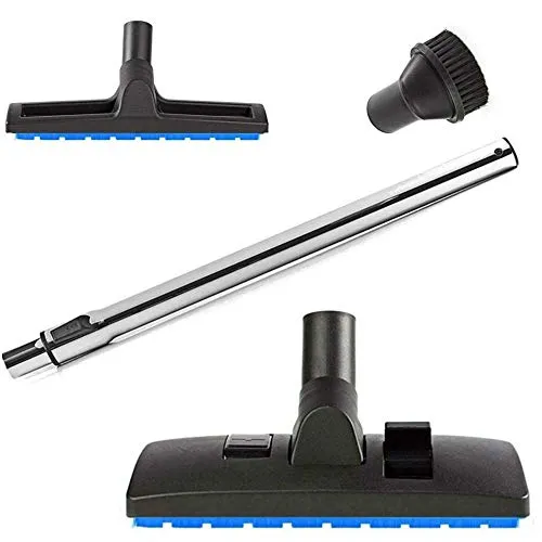 Maxorado 32mm Staubsaugerrohr Kombidüse Set - Düsen für Staubsauger: Universelles Ersatzteil Set mit umschaltbarer Kombidüse für Teppich und Hartböden, drehbarem Staubpinsel und variabel einstellbarem Rohr. Kompatibel mit vielen Marken.