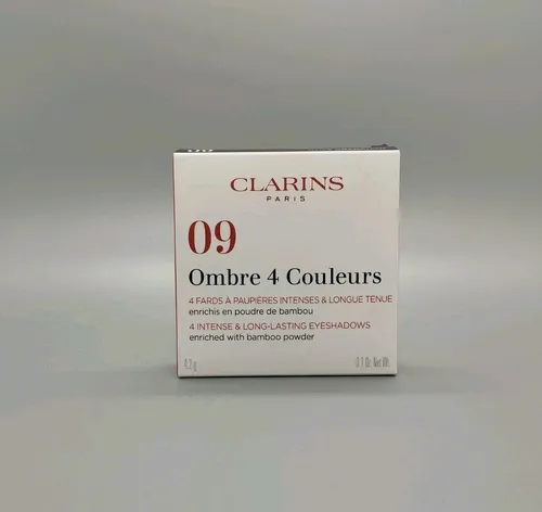 CLARINS Ombre 4 Couleurs Lidschatten Palette Nr. 09 - Onyx Gradation - Lidschatten-Palette mit 4 harmonischen Farben und integriertem Primer für langanhaltende, glatte Ergebnisse. Perfekt für kreative Augen-Make-ups.