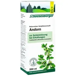 Schoenenberger Naturreiner Heilpflanzensaft Andorn - Arzneimittel zur Unterstützung der Atemwege, 100% naturrein und ideal für eine natürliche Gesundheitsförderung.
