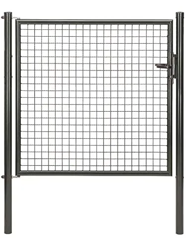 Alberts Wellengitter-Einzeltor 125 cm | anthrazit-metallic