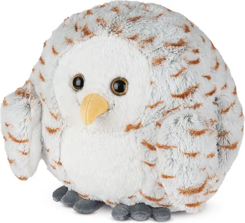 NOXXIEZ Kuscheltier - Schneeeule mit Muff-Funktion, 3in1 Plüschtier und Handwärmer für warme Hände und süße Kuschelstunden