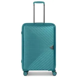 March15 Trading Gotthard Edition 4 Rollen Trolley 67 cm in Grün - Stylischer 67 cm Trolley mit 4 Rollen für müheloses Reisen. Leicht und robust, ideal für Kurztrips oder Wochenendausflüge.