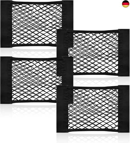 Stück Kofferraum netztasche, 40 x 25 cm Auto Organizer, Erstreckt Elastischer  4