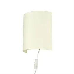 Licht-Erlebnisse Wandleuchte Loft Design ALICE in beige von Licht-Erlebnisse