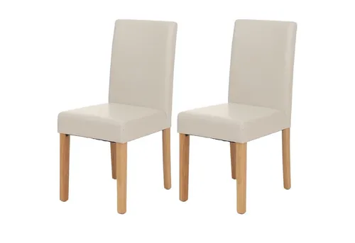 PROREGAL® Esszimmerstuhl Esszimmerstuhl klassisch und zeitlos HxBxT 90x43x56cm Material, Farbe (2 St), Mit hochwertigem Bezug, erhältlich in vielen Ausführungen