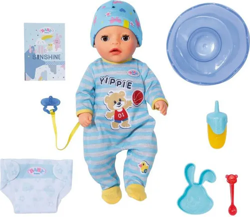 BABY born Little Boy 36cm - Interaktiver Junge zum Spielen - Puppen, 36 cm großer interaktiver Junge mit vielen Funktionen für kreatives Spielen und viel Freude.
