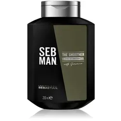 Sebastian Professional Man The Smoother Rinse-Out Conditioner 250 ml - Haarspülung für alle Haartypen, spendet Feuchtigkeit und bändigt das Haar. Mit Guarana-Extrakt und anregendem Duft von Bergamotte für energetische Frische.