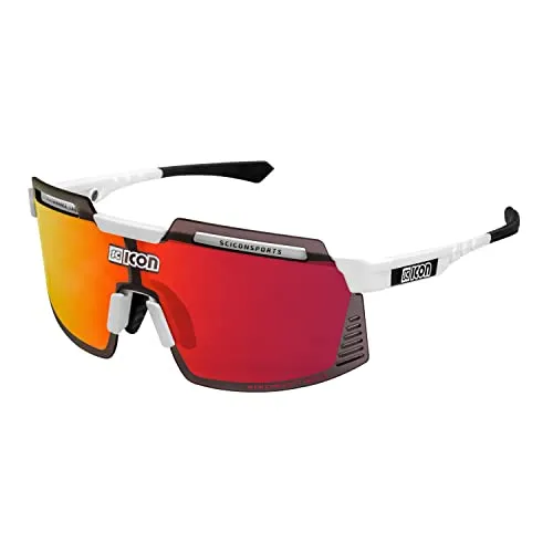 Scicon Aerowatt Foza Sunglasses Clear/CAT0 + Multimirror Red/CAT3