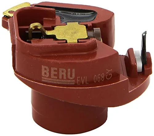 BERU Zündverteilerläufer EVL068 für BMW & Porsche - Autoteile für Fahrzeuge ohne Katalysator, entstört mit 5 kOhm, ideal für optimale Zündleistung bis 6500 U/min.