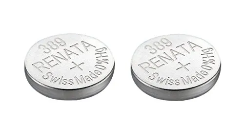 Uhrenbatterie Renata Swiss Made Renata 389 oder SR1130SW oder AG10 1,5V (2 x 389 oder SR 1130 SW)