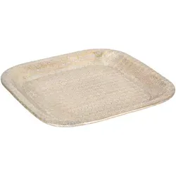 Orientalisches Tablett Kerzentablett Jamira Gold 29cm