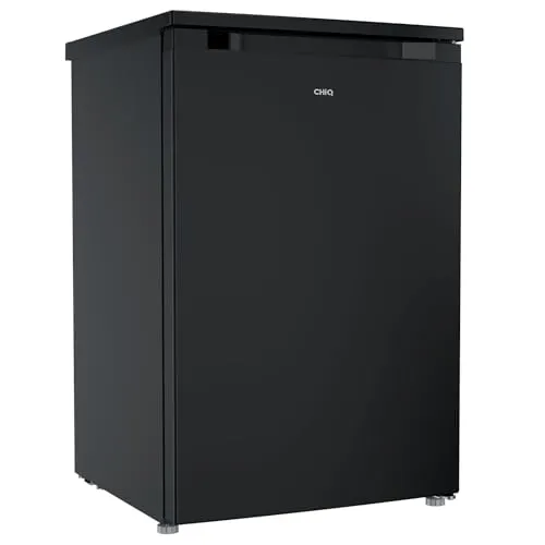 CHiQ Gefrierschränke CSD90D4D - 85 L Mini-Gefrierschrank - Tiefkühler mit 4 Sterne Gefrierfach (-24℃), ideal für kleine Räume. Starke Gefrierleistung, umkehrbare Türen und leise im Betrieb.